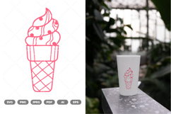 Ice Cream SVG &amp; Clipart Product Image 1