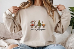 ust a Jolly Goose Christmas Embroidery Design Product Image 2