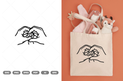 Mom and Baby Illustration SVG &amp; Clipart Product Image 1