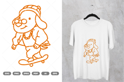 Cool Dog SVG &amp; Clipart Product Image 1