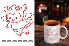 Little Demon SVG &amp; Clipart Product Image 1
