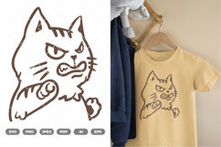 Funny Cat SVG &amp; Clipart Product Image 1