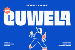 Quwela - Bold Sans Serif Font Product Image 1