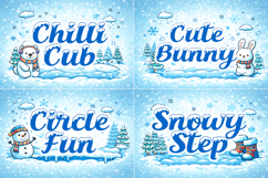 Snowy Smile Playful Winter Script Font Product Image 2