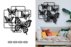 Geometric Butterflies SVG &amp; Clipart Product Image 1