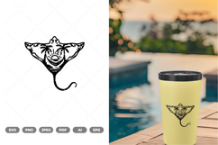 Manta Ray SVG &amp; Clipart Product Image 1