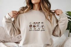 Just a Football Goose Embroidery Product Image 2