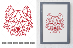 Wolf Head SVG &amp; Clipart Product Image 1