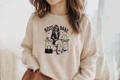 Boss Babe Charm - Empowering Businesswoman PNG Clip Art Product Image 2