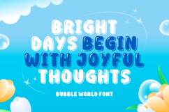 Bubble World - Bubble Font Product Image 2