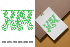 Hanging Flower SVG &amp; Clipart Product Image 1