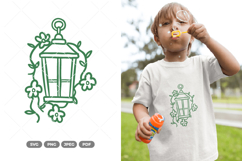 Lantern Doodle SVG &amp; Clipart Product Image 1