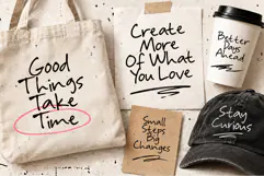 Roughly Yours Handwritten Brush Font Product Image 2