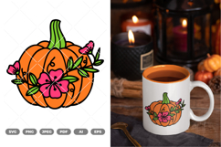 Pumpkin Colored SVG &amp; Clipart Product Image 1