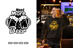 I Need Beer SVG &amp; Clipart - Cut File Product Image 1