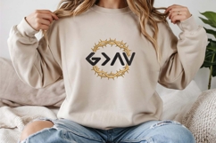 God Is Greater Than Highs And Lows Crown of Thorns Embroider Product Image 2