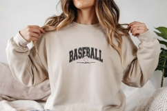 Baseball Mom Embroidery Design Product Image 2