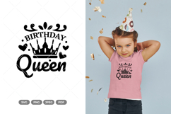 Birthday Queen SVG Clipart Product Image 1