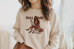 Boss Babe Charm - Empowering Businesswoman PNG Clip Art Product Image 2