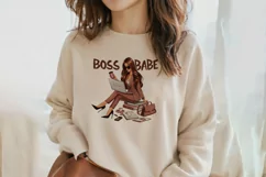 Boss Babe Charm - Empowering Businesswoman PNG Clip Art Product Image 2