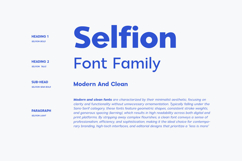 Selfion - A Modern Sans Serif Font Product Image 2