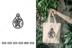 Terrarium Plant SVG &amp; Clipart Product Image 1