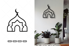 Mosque Logo SVG &amp; Clipart Product Image 1