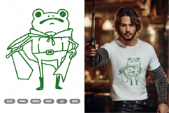 Toad Knight SVG &amp; Clipart Product Image 1