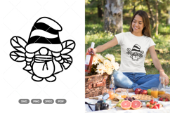 Bee Gnome SVG &amp; Clipart Product Image 1