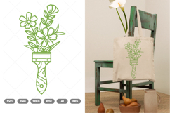 Paint Brush SVG &amp; Clipart Product Image 1