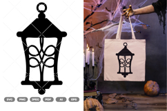 Lantern Silhouette SVG &amp; Clipart Product Image 1