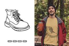 Boots SVG &amp; Clipart Product Image 1
