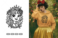 Princess SVG &amp; Clipart Product Image 1