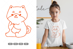 Kawaii Shiba Inu SVG &amp; Clipart Product Image 1