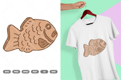 Taiyaki Colored SVG &amp; Clipart Product Image 1