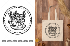 Vintage Tea Illustration SVG &amp; Clipart Product Image 1