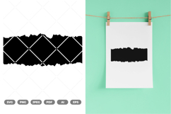 Ripped Paper Silhouette SVG &amp; Clipart Product Image 1