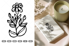 Wildflower SVG &amp; Clipart Product Image 1