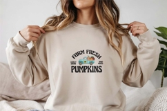 Farm Fresh Pumpkins Truck Embroidery Product Image 2