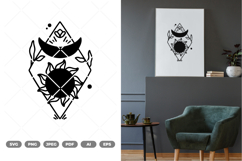 Sun and Moon SVG &amp; Clipart Product Image 1