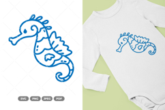 Seahorse SVG &amp; Clipart Product Image 1