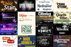 The Ultimate Premium Font Bundle 220 Fonts for Small Busines Product Image 3