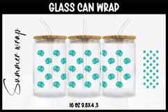 Monstera Glass Wrap Svg,16oz Libbey Wrap, Summer SVG Wrap Product Image 1