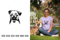 Dog Silhouette SVG &amp; Clipart Product Image 1