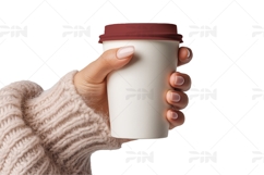 Coffee Paper Cup Mockup - Realistic PSD Template Product Image 2
