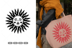 Tribal Sun SVG &amp; Clipart Product Image 1