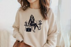 Boss Babe Charm - Empowering Businesswoman PNG Clip Art Product Image 2