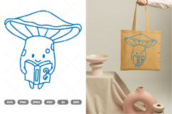 Cute Mushroom SVG &amp; Clipart Product Image 1