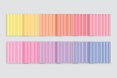Rainbow Candy Stripes Seamless Patterns Product Image 2