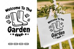Welcome To The Garden SVG &amp; Clipart Product Image 1